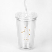 Modern Zodiac Sign Gold Libra | Element Air Acryl Drinkbeker