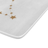 Modern Zodiac Sign Gold Pisces | Element Water Snijplank (Hoek)