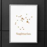 Modern Zodiac Sign Gold Sagittarius | Element Fire