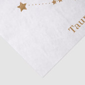 Modern Zodiac Sign Gold Taurus | Element Earth Tissuepapier (Detail)
