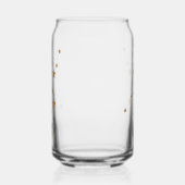 Modern Zodiac Sign Gold Virgo | Element Earth Blikvorm Glas (Links)
