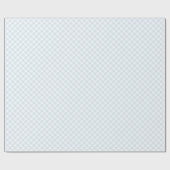 Modern + Zoet Licht Blauw Gingham Cadeaupapier (Vlak)