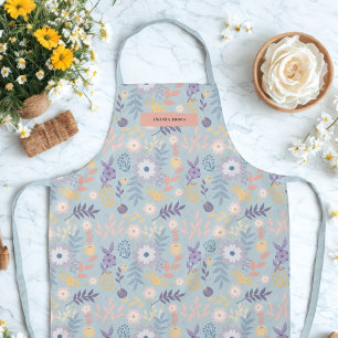 Modern zomerblauw stijlvol chique trendy schort