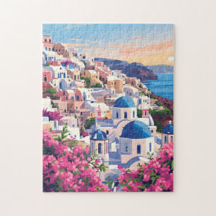 Modern Zonsondergang Kustlandschap Puzzel