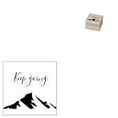 Modern zwart blijft eenvoudig rubberstempel (Gestempeld)