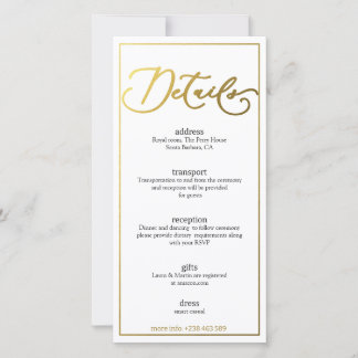 Modern zwart en goud Elegant