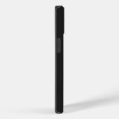 Modern zwart en grijs monogram Case-Mate iPhone case (Achterkant / Rechts)