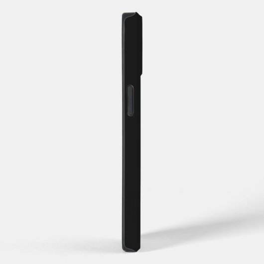 Modern zwart en grijs monogram Case-Mate iPhone case (Achterkant / Rechts)