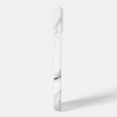 Modern zwart grijs wit marmer patroon monogram Case-Mate iPhone case (Achterkant / Rechts)