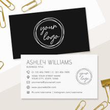 Modern zwart logo met aangepaste kleur professione