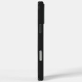 Modern zwart monogram Initialen Hedendaags Case-Mate iPhone Case (Achterkant / Rechts)