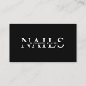 Modern, Zwart, Visitekaartje (Voorkant)