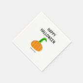 Modern zwart vleermuisscript Halloween party serve Servet (Hoek)