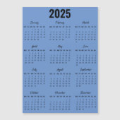 Modern Zwart Wit 2025 Kalender Voljaar Uitzicht (Voorkant)