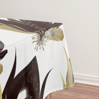 Modern zwart-wit abstract patroon tafelkleed