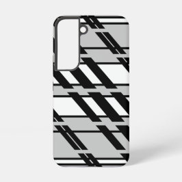 Modern zwart wit Abstract skyline patroon Samsung Galaxy Hoesje