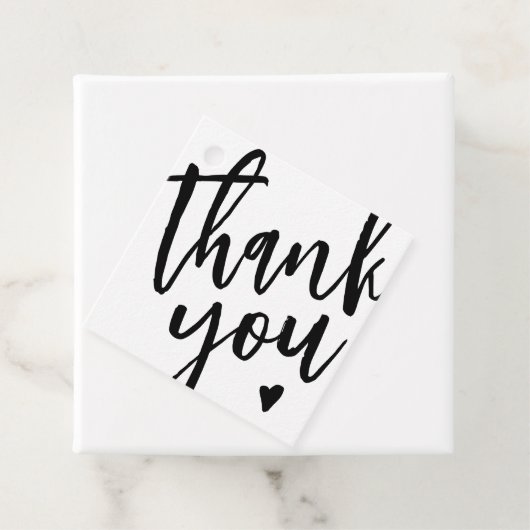 Modern zwart-wit bedrijf dank u Label (In situ)