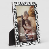 Modern zwart-wit, beste oma ooit fotoplaat (Zijkant)