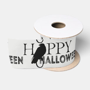 Modern Zwart Wit en Goud Chique Volwassen Hallowee Lint