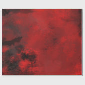 Modern zwart-wit en rood Abstract - creatief en ar Cadeaupapier (Vlak)
