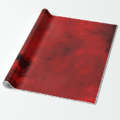 Modern zwart-wit en rood Abstract - creatief en ar Cadeaupapier (Uitgerold)