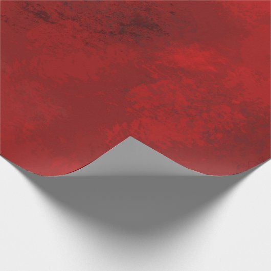 Modern zwart-wit en rood Abstract - creatief en ar Cadeaupapier (Hoek)