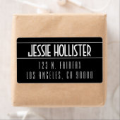 Modern zwart-wit etiket (Insitu)