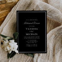 modern zwart wit lijst repetitief diner