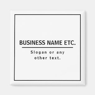 Modern zwart-wit magneet