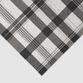 Modern zwart wit monochroom plakken tissuepapier (Detail)