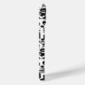 Modern zwart-wit patroon van een knuffelbare panda Case-Mate iPhone case (Achterkant / Rechts)