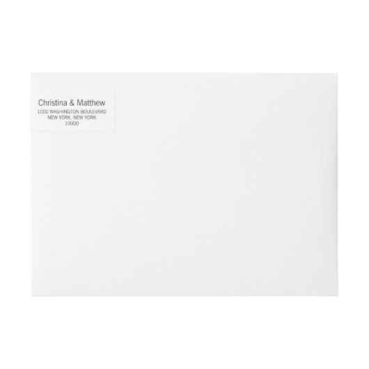 Modern Zwart Wit SAVE ONZE DATUM Trouwen (Voorkant)