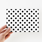 Modern zwart wit script Vrolijk kerstfeest Feestdagenkaart