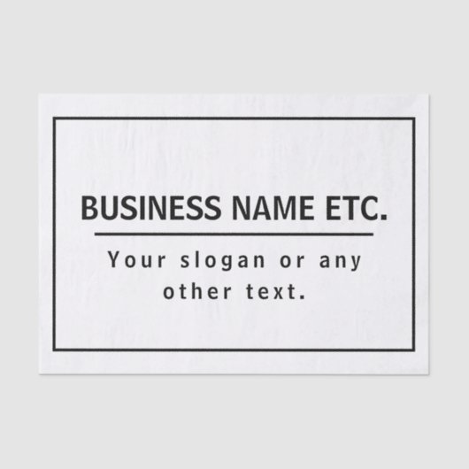 Modern zwart-wit tissuepapier (Voorkant)