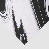 Modern zwart-wit tissuepapier (Detail)