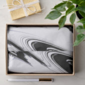 Modern zwart-wit tissuepapier (Geschenk)