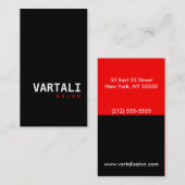 Modern zwart-wit Visitekaartje (Voorkant / Achterkant)