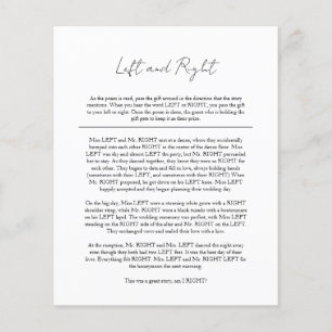 Modern zwart wit Vrijgezellenfeest links rechts sp Flyer