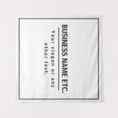 Modern zwart-wit wandkleed (Voorkant (horizontaal))