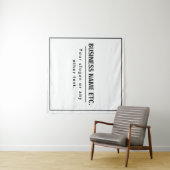 Modern zwart-wit wandkleed (In Situ (horizontaal))