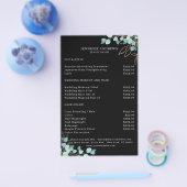 Modern, Zwarte Groene Flyer (Enkel)