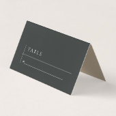 MODERN ZWARTE WITTE KRAFT TYPOGRAPHY WEDING VISITEKAARTJES (Voorkant)