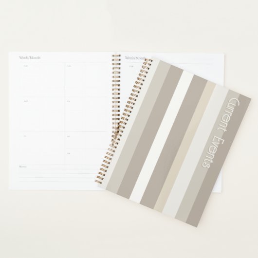 Moderna Linear | Alabaster & Bone Custom Planner (Display)