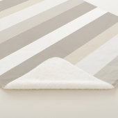 Moderna Linear | Alabaster & Bone Sherpa Deken (3/4)