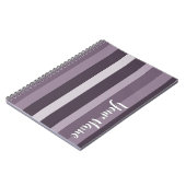 Moderna Linear | Carnet Thistle & Prune Fumée (Côté gauche)