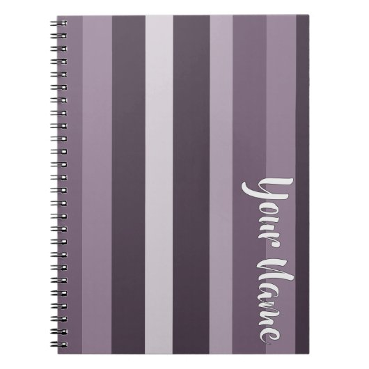 Moderna Linear | Carnet Thistle & Prune Fumée (Devant)