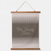 ModernAbstract Ripple Boho Personalized Hangend Wandkleed (Voorkant 2)