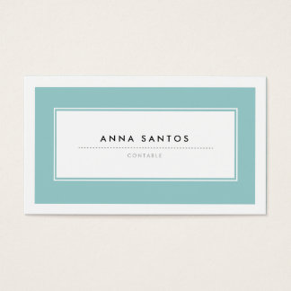 Modernas Tarjetas de Visita Azul Visitekaartje