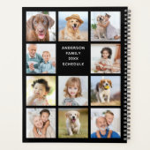 Moderne 11-foto-Collage Eenvoudige DIY aangepaste Planner (Achterkant)