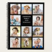 Moderne 11-foto-Collage Eenvoudige DIY aangepaste Planner (Voorkant)